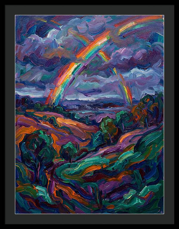 Rainbow Landscape Serenity