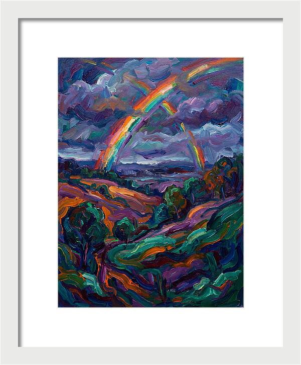 Rainbow Landscape Serenity