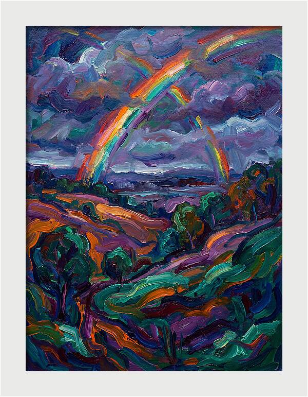 Rainbow Landscape Serenity