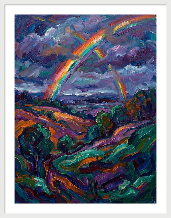 Rainbow Landscape Serenity