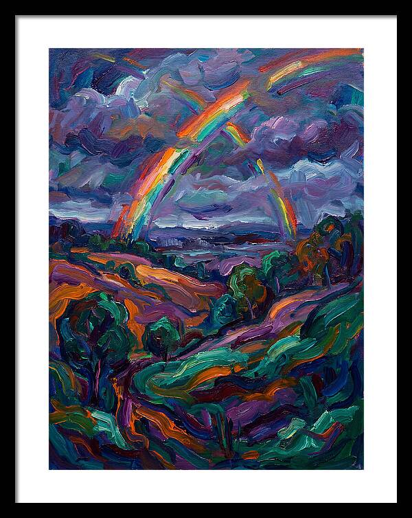 Rainbow Landscape Serenity