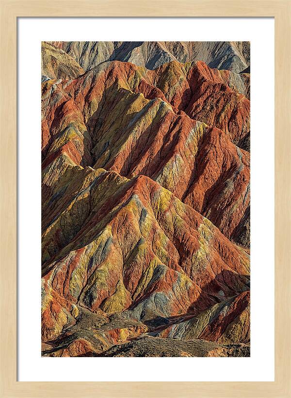Rainbow Mountains Of Zhangye Danxia