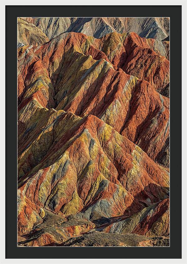Rainbow Mountains Of Zhangye Danxia