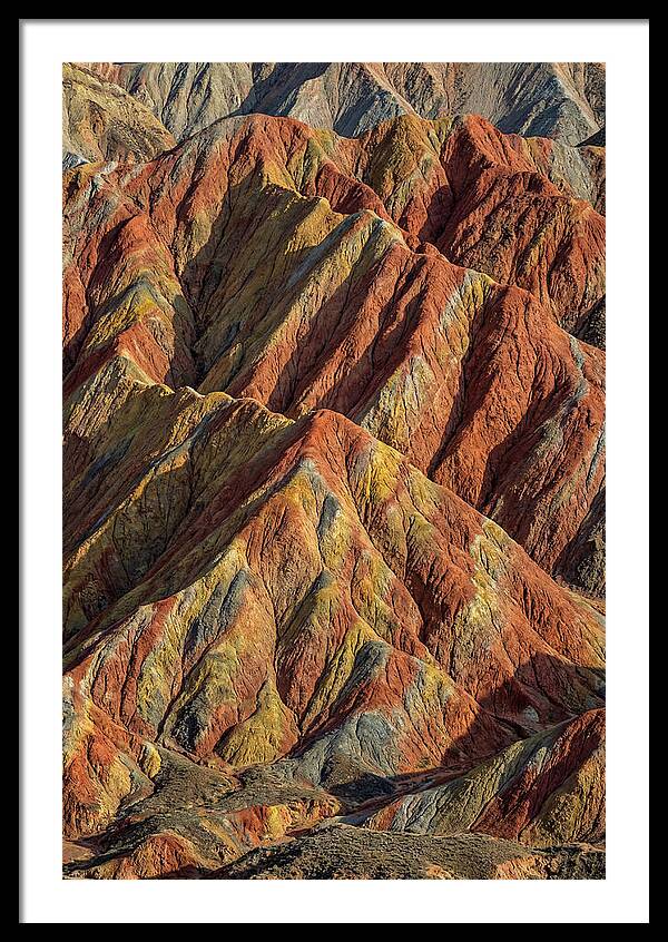 Rainbow Mountains Of Zhangye Danxia