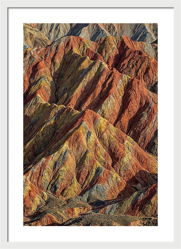 Rainbow Mountains Of Zhangye Danxia