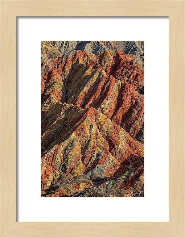 Rainbow Mountains Of Zhangye Danxia