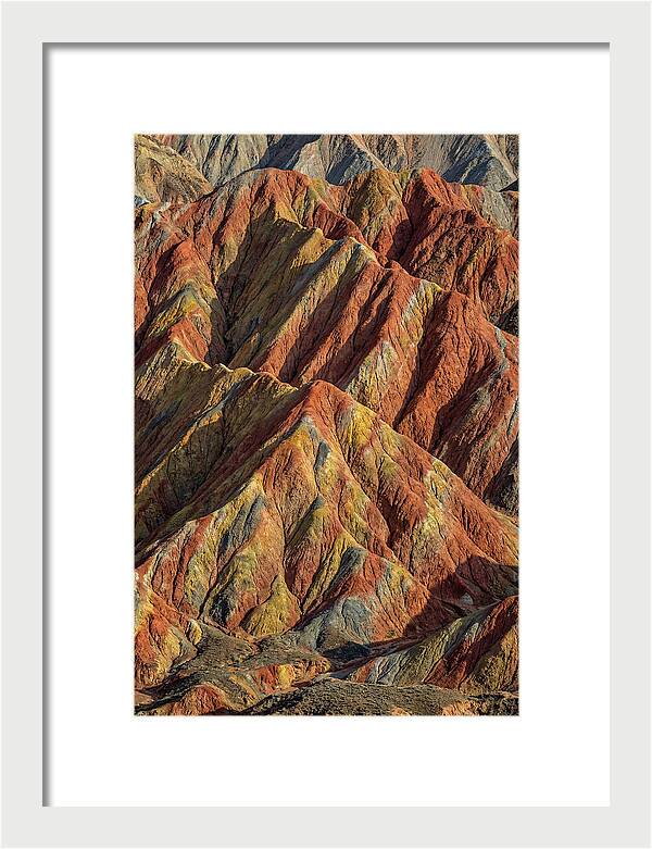 Rainbow Mountains Of Zhangye Danxia