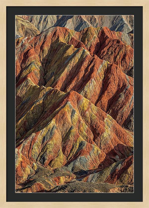 Rainbow Mountains Of Zhangye Danxia
