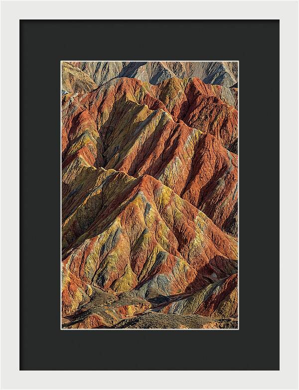 Rainbow Mountains Of Zhangye Danxia