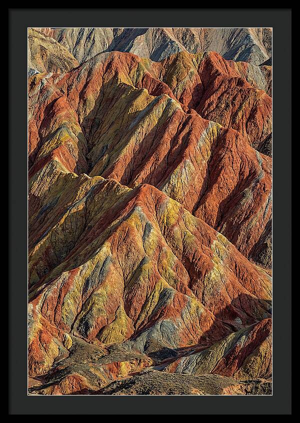 Rainbow Mountains Of Zhangye Danxia