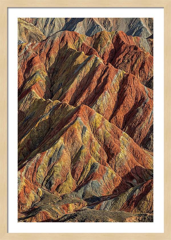 Rainbow Mountains Of Zhangye Danxia