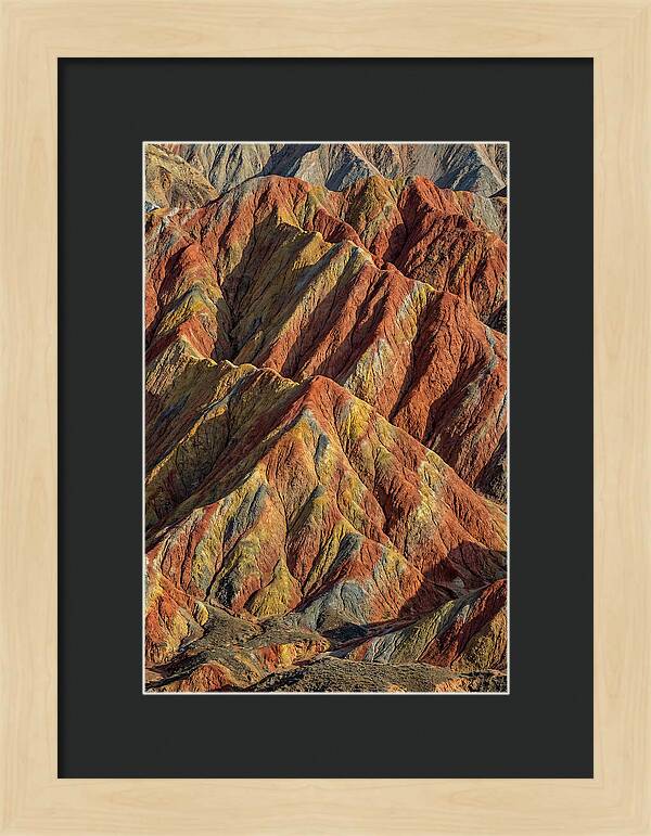 Rainbow Mountains Of Zhangye Danxia