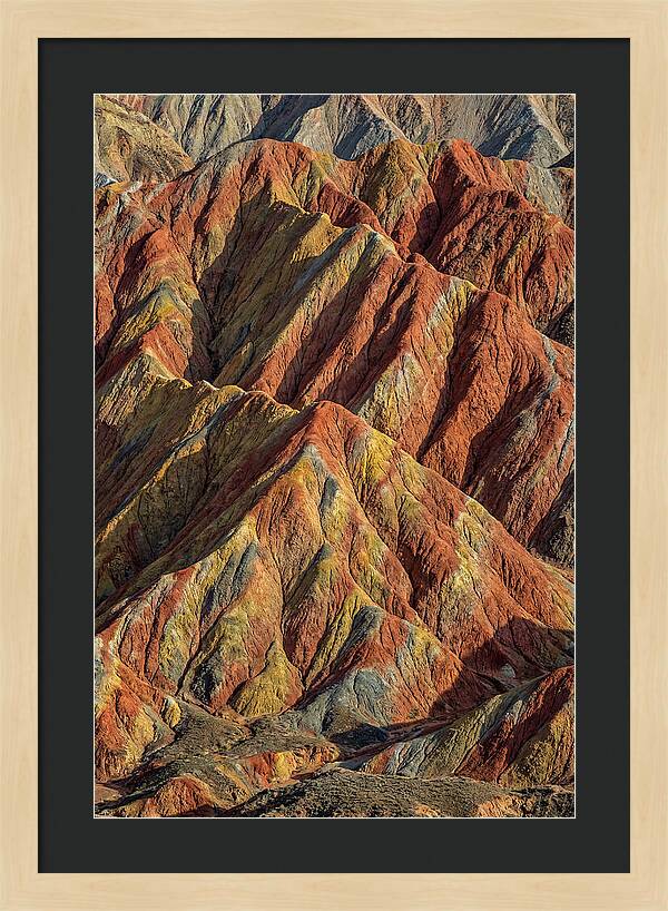Rainbow Mountains Of Zhangye Danxia