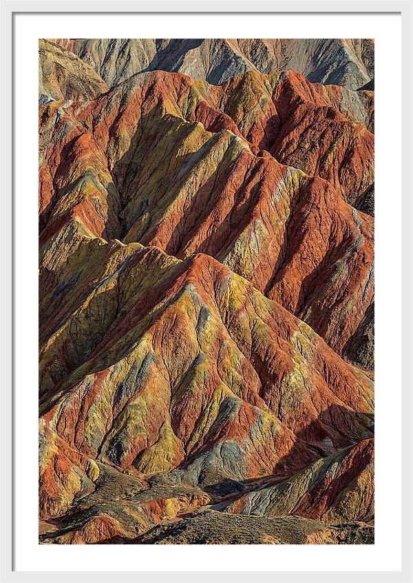 Rainbow Mountains Of Zhangye Danxia