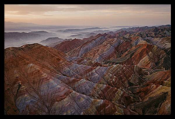 Rainbow Mountains Of Zhangye Danxia