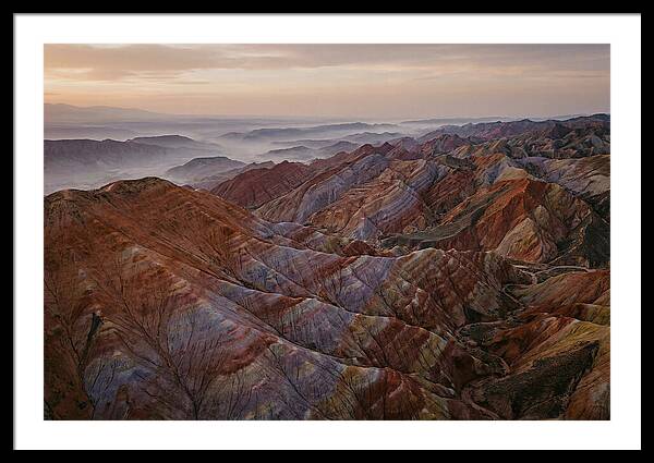 Rainbow Mountains Of Zhangye Danxia