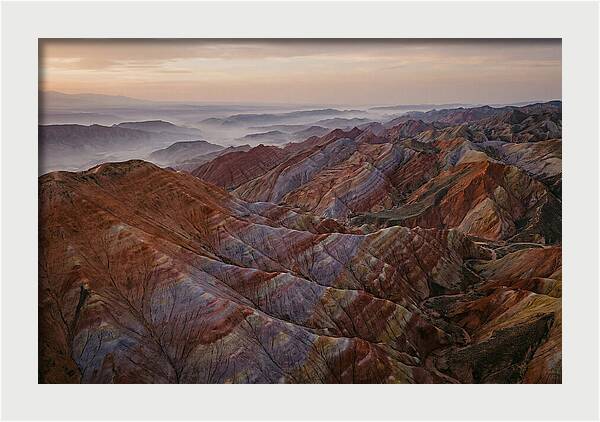 Rainbow Mountains Of Zhangye Danxia