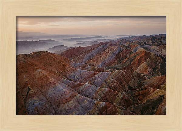 Rainbow Mountains Of Zhangye Danxia