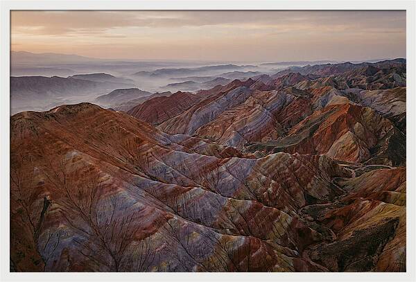 Rainbow Mountains Of Zhangye Danxia