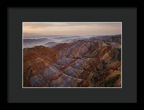 Rainbow Mountains Of Zhangye Danxia