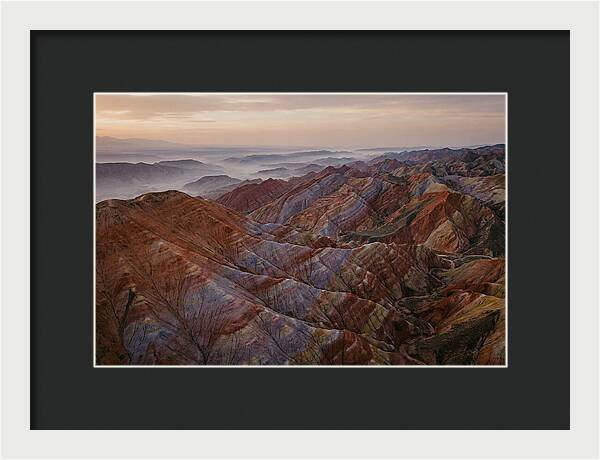 Rainbow Mountains Of Zhangye Danxia