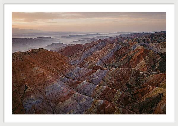 Rainbow Mountains Of Zhangye Danxia