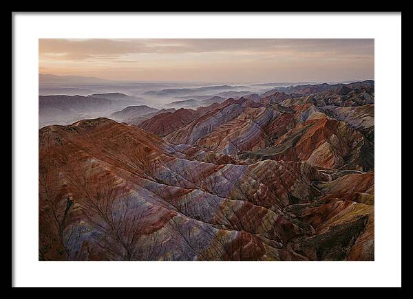 Rainbow Mountains Of Zhangye Danxia