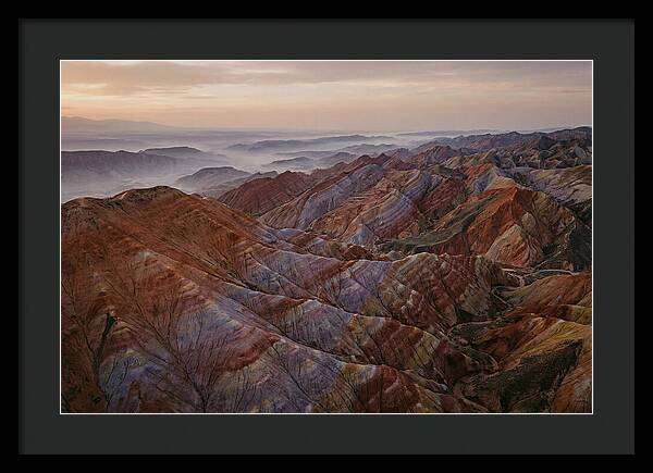 Rainbow Mountains Of Zhangye Danxia