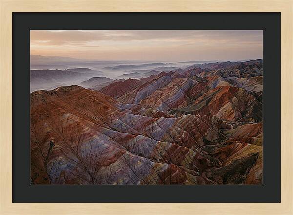 Rainbow Mountains Of Zhangye Danxia