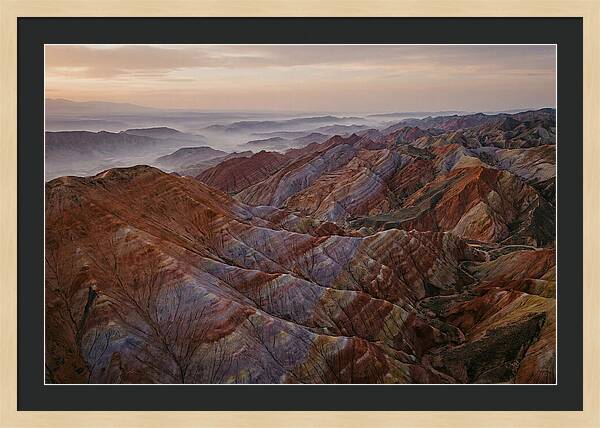 Rainbow Mountains Of Zhangye Danxia