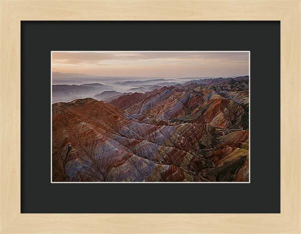 Rainbow Mountains Of Zhangye Danxia