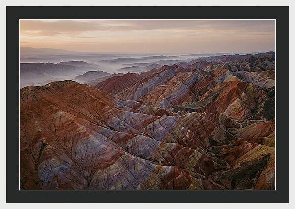 Rainbow Mountains Of Zhangye Danxia