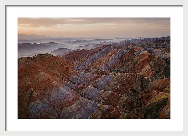 Rainbow Mountains Of Zhangye Danxia
