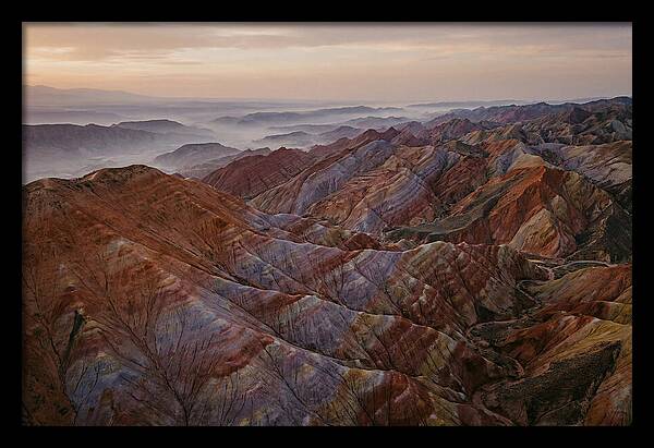 Rainbow Mountains Of Zhangye Danxia