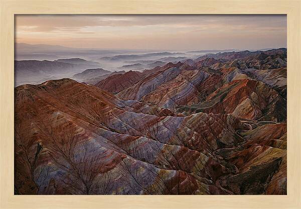 Rainbow Mountains Of Zhangye Danxia