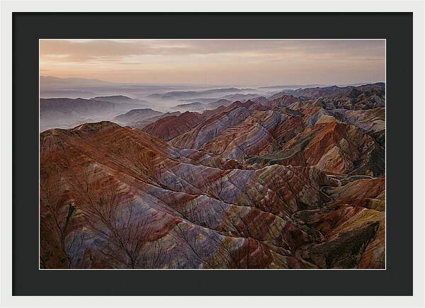 Rainbow Mountains Of Zhangye Danxia