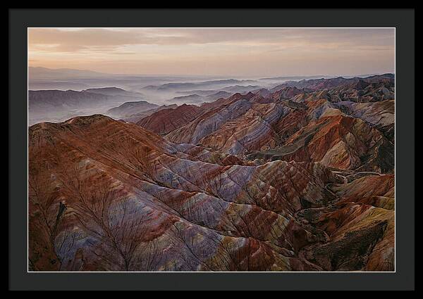 Rainbow Mountains Of Zhangye Danxia
