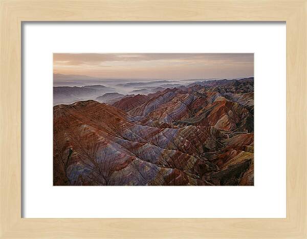 Rainbow Mountains Of Zhangye Danxia