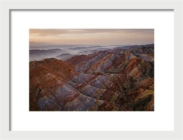 Rainbow Mountains Of Zhangye Danxia