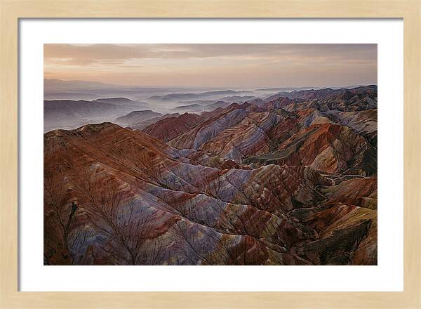 Rainbow Mountains Of Zhangye Danxia