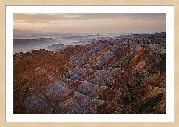 Rainbow Mountains Of Zhangye Danxia