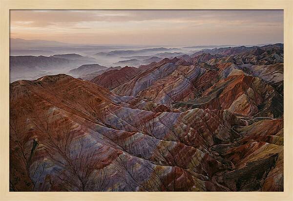 Rainbow Mountains Of Zhangye Danxia