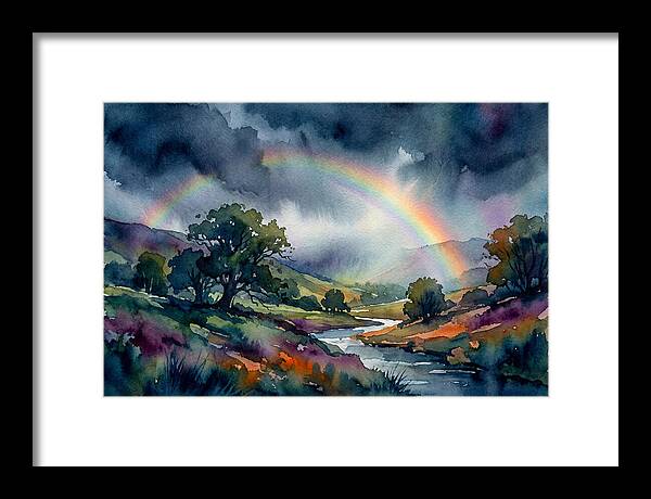 Rainbow Over Serene Valley