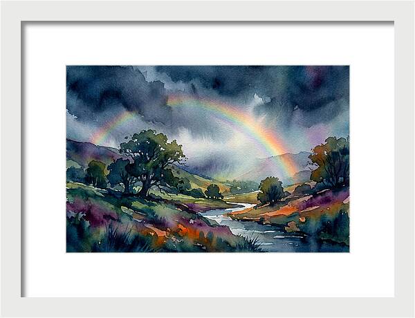 Rainbow Over Serene Valley