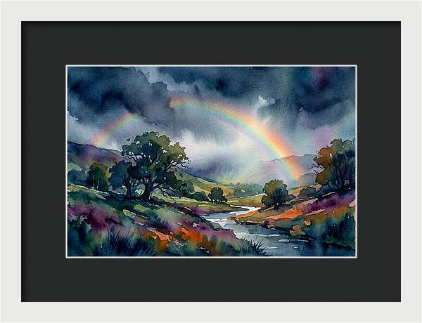 Rainbow Over Serene Valley