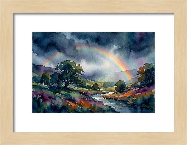 Rainbow Over Serene Valley
