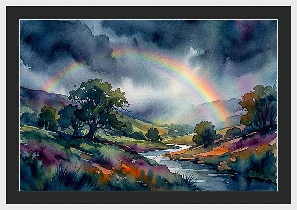 Rainbow Over Serene Valley