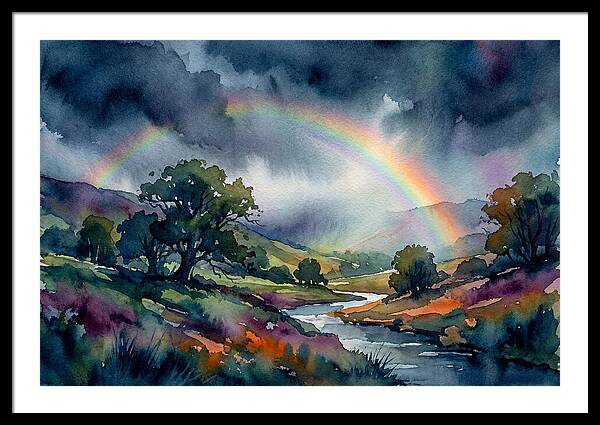 Rainbow Over Serene Valley