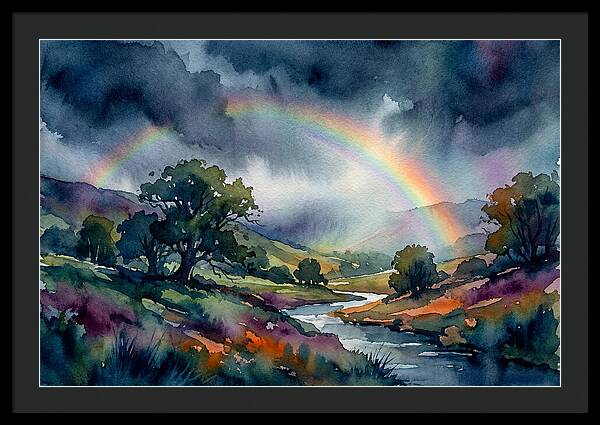 Rainbow Over Serene Valley