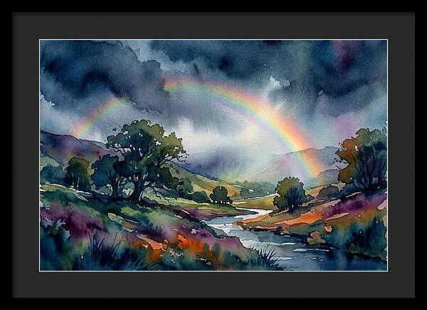 Rainbow Over Serene Valley